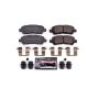 PowerStop Z23-1325 PowerStop - Z23 Daily Driver Carbon-Fiber Ceramic Brake Pads with Hardware Kit