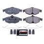 PowerStop Z23-869 PowerStop - Z23 Daily Driver Carbon-Fiber Ceramic Brake Pads with Hardware Kit