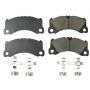 PowerStop 17-1577 PowerStop - Z17 Low-Dust Ceramic Brake Pads with Hardware