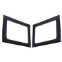 Design Engineering 50149 Rear Side Window Kit Jeep Wrangler JK 2011-2018 4 Door Black