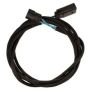 NAMZ NHD-69200489 14-23 Touring Models w/Fairing Plug-N-Play OEM Style Rear Speaker Harness Jumper (HD 69200489)