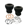 S&S Cycle 91-9200 66-84 BT w/ S&S 98in Sidewinder Kit 3-5/8in Bore Cylinder Set - Gloss Black
