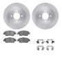 Dynamic Friction 6512-59195 Rotor Kit
