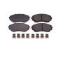 PowerStop 17-1038 PowerStop - Z17 Low-Dust Ceramic Brake Pads with Hardware