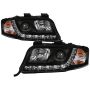 SPYDER 5008657 Projector Headlights - DRL - Black