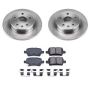 PowerStop KOE7720 OE Stock Replacement Low-Dust Ceramic Brake Pad and Rotor Kit