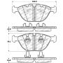 StopTech Performance 06-09 BMW M5 E60 / 07-09 M6 E63/E63 Front Brake Pads