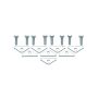 MR. GASKET MRG9887 Chrome V/C Bolts & Tabs