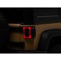 Raxiom J183262 07-18 Jeep Wrangler JK Axial Series LED Tail Lights- Blk Housing (Smoked Lens)