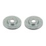 PowerStop JBR1554XPR PowerStop Evolution Performance Drilled, Slotted & Plated Brake Rotor Pair