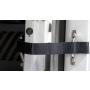 Kentrol Jeep Wrangler TJ Polished Stainless Door Strap Kit Polished Stainless Steel