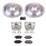PowerStop KCOE7721 OE Stock Replacement Low-Dust Ceramic Brake Pad, Rotor and Caliper Kit