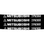 MITSUBOSHI 7PK968 V-RIBBED BELT