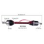 PROTECH AXLES HO10546 CV Axle Assembly