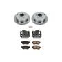 PowerStop KCOE5213 OE Stock Replacement Low-Dust Ceramic Brake Pad, Rotor and Caliper Kit