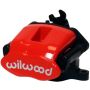 Wilwood 120-10113-RD Caliper-Combination Parking Brake-R/H-Red 41mm piston .81in Disc