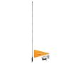 Metra MPS-CRGBWHIP6 Dancing RGB Whip Light - 6 ft Whip Antennas