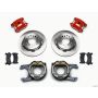 Wilwood 140-12569-R D154 P/S Park Brake Kit Red Chevy C-10 2.42 Offset 5-lug