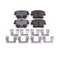 PowerStop 17-1057 PowerStop - Z17 Low-Dust Ceramic Brake Pads with Hardware