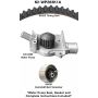 Dayco WP283K1A Water Pump Kit