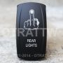 SPOD 860565 Rocker Rear Lights using middle finger graphic Switch