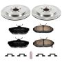 PowerStop KOE6402 OE Stock Replacement Low-Dust Ceramic Brake Pad and Rotor Kit