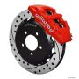 Wilwood 140-12048-DR Dynapro 6 Front Kit 12.88 x 1.00 Drilled Red