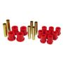 Prothane 80-97 Ford (w/ Molded Shackles) Spring Bushings - Red