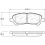 Stoptech 308.13250 Street Brake Pads - Front