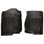 HUSKY LINERS HSK53101 GM X-Act Contour Floor Liners Front Black