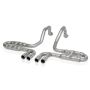Stainless Works VC5CHAM 1997-04 Corvette C5 2-1/2in Axleback Quad Rolled Edge Tips