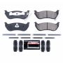 PowerStop Z23-981 PowerStop - Z23 Daily Driver Carbon-Fiber Ceramic Brake Pads with Hardware Kit