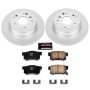PowerStop CRK5399 Genuine Geomet Coated Rotor and Low-Dust Ceramic Brake Pad Kit