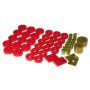 Prothane 55-57 Chevy Full 2dr Hardtop Body Mount - Red