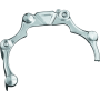 Kuryakyn 7878 Transmission Shroud 04-17 Softail Chrome