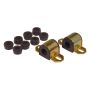 Prothane 1-1110-BL 76-86 Jeep CJ5/CJ7 Front Sway Bar Bushings - 7/8in - Black