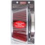 EDELBROCK EDE43611 Pro-Flo Air Filter Cone 3.70 Tall Red/Chrome
