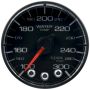 AutoMeter P346324 Spek-Pro Gauge Water Temp 2 1/16in 300f Stepper Motor W/Peak & Warn Blk/Blk