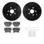 Dynamic Friction 8512-76084 Rotor Kit