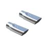 PYPES PERFORMANCE EXHAUST PYPEVT54 Exhaust Tips Slip Fit 2.5in to 3.5in Pair
