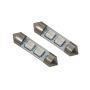 Diode Dynamics DD0080P 36mm SMF2 LED Bulb - Red (Pair)