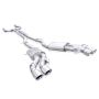 Stainless Works CTSV16CB 2016-18 Cadillac CTS-V Sedan Catback System Resonated X-Pipe Dual-Mode Mufflers