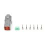 QUICKCAR RACING PRODUCTS QRP71-361 Plug Deutsch 6 Pin Receptacle