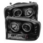 SPYDER 5078452 1PC Projector Headlights - Version 2 - LED Halo - Black Smoke