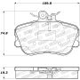 Stoptech 308.06450 Street Brake Pads