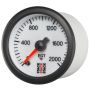 AutoMeter ST3364 Stack 52mm 0-2000 Deg F Pro Stepper Motor Exhaust Gas Temp Gauge - White