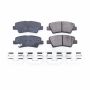 PowerStop 17-1848 PowerStop - Z17 Low-Dust Ceramic Brake Pads with Hardware