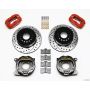 Wilwood 140-7148-DR Forged Dynalite P/S Park Brake Kit Drilled Red 93-97 Camaro/Firebird