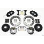 Wilwood 140-10909-D Narrow Superlite 4R Rear P-Brk Kit 12.88in Drilled Chevy 12 Bolt-Spec 3.15in Brng Front mt