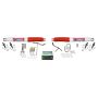 Skyjacker 7239 DUAL STAB KT WHITE W/RED BO